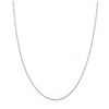 Image 1 : 14k Rose Gold 1.0 mm Cable Chain Necklace - 20 in.