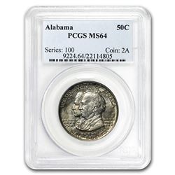 1921 Alabama Centennial Commemorative Half MS-64 PCGS