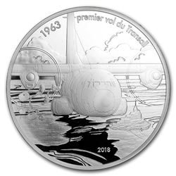 2018 Proof Silver ‚¬10 Aviation & History (Transall)