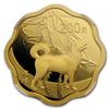 Image 2 : 2018 China 15 gram Gold Year of the Dog Blossom PF-70 NGC