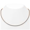 Image 1 : 9 ctw Diamond Designer Necklace 18K Rose Gold