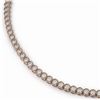 Image 3 : 9 ctw Diamond Designer Necklace 18K Rose Gold
