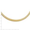 Image 2 : 14k Yellow Gold Stretch Mesh w/1.5in ext. Necklace - 18.5 in.
