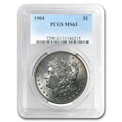 1904 Morgan Dollar MS-63 PCGS