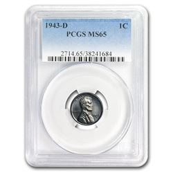 1943-D Lincoln Cent MS-65 PCGS