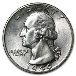 1944-D Washington Quarter BU