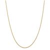 Image 2 : 14k Yellow Gold 1.5 mm Diamond Cut Rope Chain - 28 in.