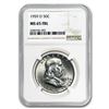 Image 1 : 1959-D Franklin Half Dollar MS-65 NGC (FBL)