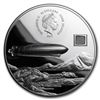 Image 2 : 2017 Cook Islands 3 oz Silver 100th Anniv of Graf Zeppelin