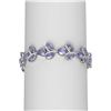 Image 1 : 31.02 ctw Tanzanite & Diamond Bracelet 18K White Gold