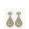 Image 1 : 2 ctw Diamond Earrings 18K Yellow Gold