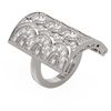 Image 1 : 4.25 ctw Diamond Ring 18K White Gold
