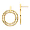 Image 1 : 14k Yellow Gold Hoop Earrings