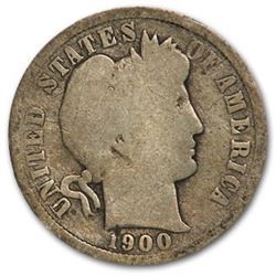 1900-O Barber Dime Good