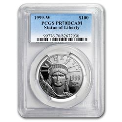 1999-W 1 oz Proof Platinum American Eagle PR-70 PCGS