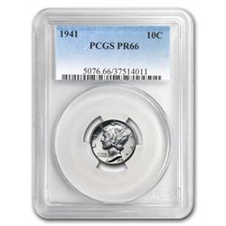 1941 Mercury Dime PR-66 PCGS