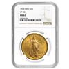 Image 1 : 1924 $20 St. Gaudens Gold Double Eagle MS-63 NGC (DDO, VP-001)
