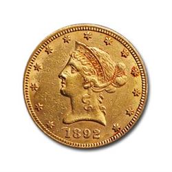 1892 $10 Liberty Gold Eagle AU