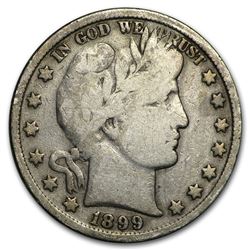 1899 Barber Half Dollar VG