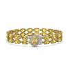 Image 1 : 14.14 ctw Citrine & Diamond Bracelet 14K Yellow Gold