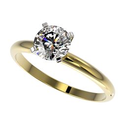 1.07 ctw Certified Quality Diamond Engagment Ring 10k Yellow Gold