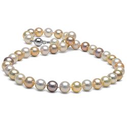 Multicolor Freshwater Pearl Necklace, 8.5-9.0mm