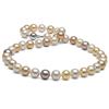 Image 1 : Multicolor Freshwater Pearl Necklace, 8.5-9.0mm