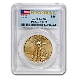 2010 1 oz Gold American Eagle MS-70 PCGS (FS)