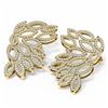 Image 3 : 5.01 ctw Diamond Earrings 18K Yellow Gold