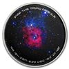 Image 1 : 1 oz Silver Colorized Proof Spinner - M20 Trifid Nebula