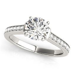 1.5 ctw Certified VS/SI Diamond Ring 18k White Gold
