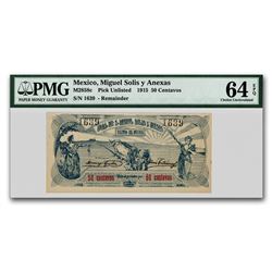 1915 Mexico 50 Centavos CU-64 EPQ PMG