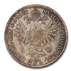 Image 2 : 1876 Austria Silver 2 Florin Franz Joseph I MS-64 PCGS