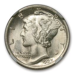1923 Mercury Dime MS-65 NGC (FB)