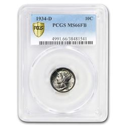 1934-D Mercury Dime MS-66 PCGS (FB)