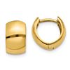 Image 1 : 14k Yellow Gold Hinged Hoop Earrings