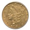 Image 2 : (1853) Liberty Round 25 Cent Gold MS-61 NGC (BG-203)