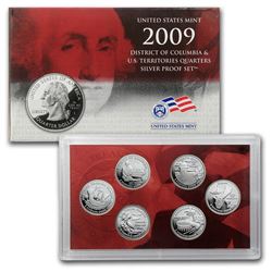 2009 D.C. and U.S. Territories Quarters Proof Set (Silver)