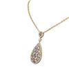 Image 2 : 10.86 ctw Morganite & Diamond Necklace 18K Yellow Gold