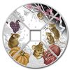 Image 1 : 2020 Tuvalu 1 oz Silver Year of the Mouse Quadrant Proof