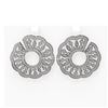 Image 1 : 4.48 ctw Diamond Earrings 18K White Gold