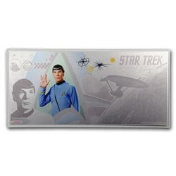 2018 Niue 5 gram Silver $1 Note Star Trek Commander Spock
