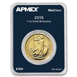 2016 Great Britain 1 oz Gold Britannia (MintDirect® Single)