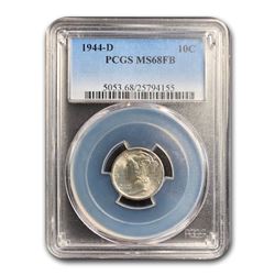 1944-D Mercury Dime MS-68 PCGS (FB)