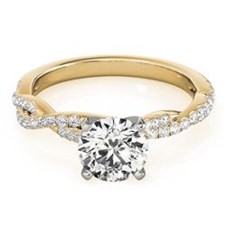 0.75 ctw Certified VS/SI Diamond Ring 18k Yellow Gold