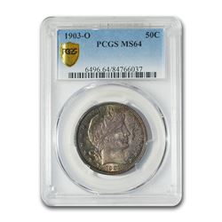 1903-O Barber Half Dollar MS-64 PCGS