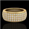 Image 1 : 2.50 ctw Micro Pave VS/SI Diamond ERERNITY Ring .5 18k Yellow Gold