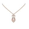 Image 1 : 2.1 ctw Diamond Necklace 18K Rose Gold