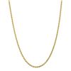 Image 2 : 10k Yellow Gold 3.2 mm Diamond-cut Rope Chain - 26 in.