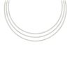 Image 1 : 20 ctw Certified SI/I Diamond 2 Prong Necklace 18K Yellow Gold